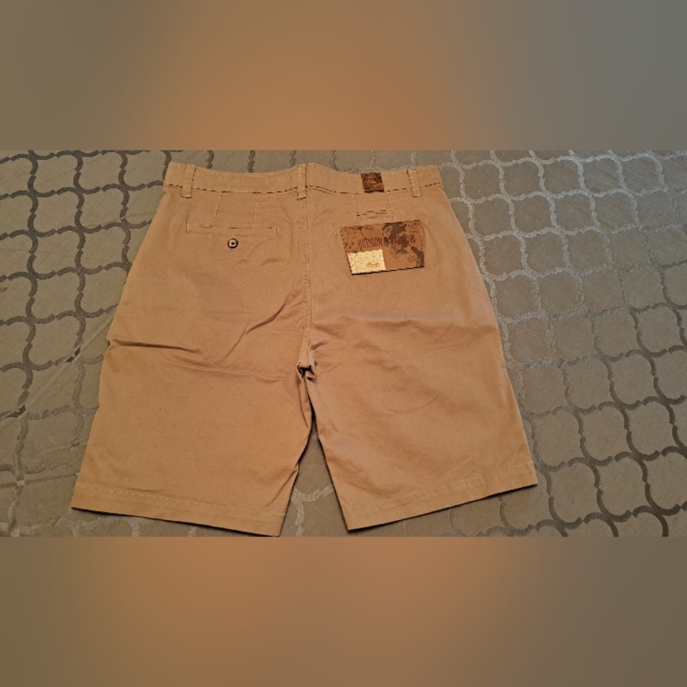 Hudson & Barrow Men's 32 Khaki Chino Shorts NWT - Picture 4 of 16